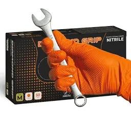GUANTI NITRILE ARANCIONI 10 SCATOLE