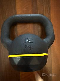 Kettlebell 12 kg Domyos Decathlon Con Base Gommata