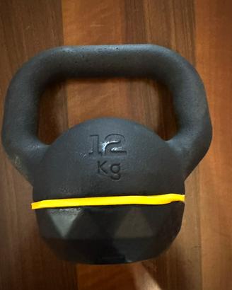 Kettlebell 12 kg Domyos Decathlon Con Base Gommata
