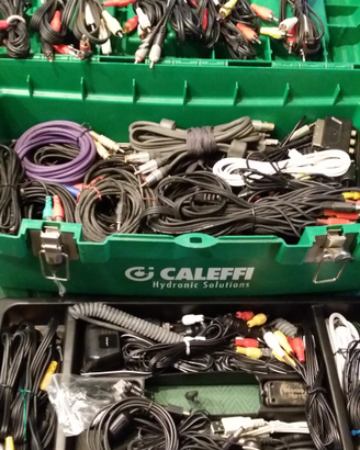 Cavetti audio rca e di alimentazione