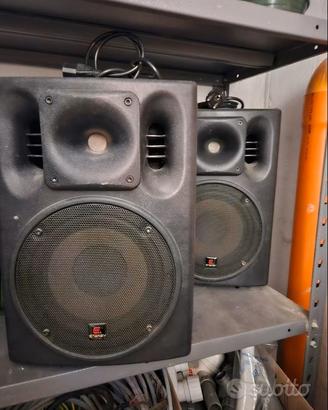 COPPIA CASSE ATTIVE BI-AMPLIFICATA 200 WATT