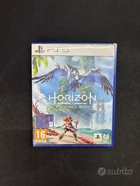 horizon forbidden west ps5 con scatola e libretti