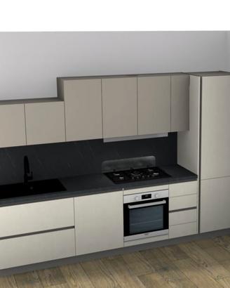 Cucina completa moderna – Elettrodomestici Hotpoin