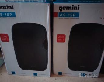 COPPIA CASSE ATTIVE 2000W GEMINI 