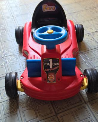 Go Kart Faro Team 1 rosso per bambini