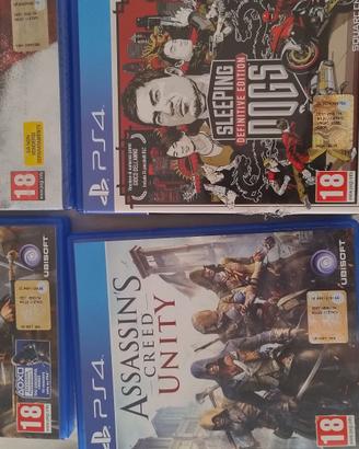 Giochi Playstation 4 - lotto n. 4 titoli