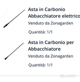 Aste per abbacchiatore olive