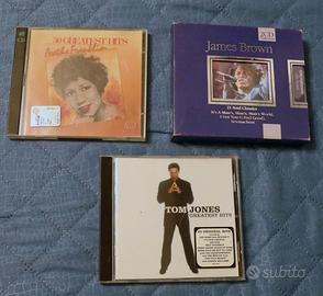 Aretha Franklin James Brown e Tom Jones CD