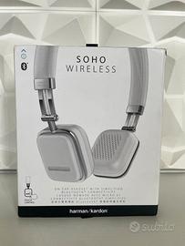 Harman / Kardon Soho cuffie bluetooth pelle bianca