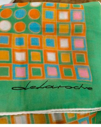 foulard vintage di seta originale 