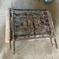 Lettino in ferro battuto