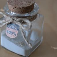 Barattolino vetro Matrimonio segnaposto (115pz)