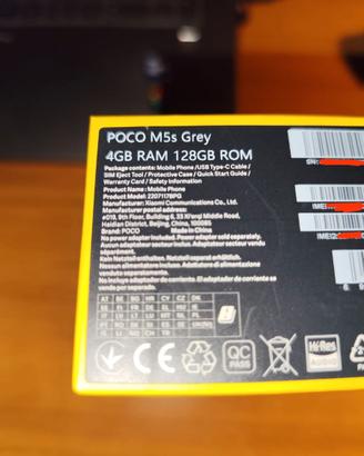 Smartphone poco m5s grey 4gb 128gb 64mp