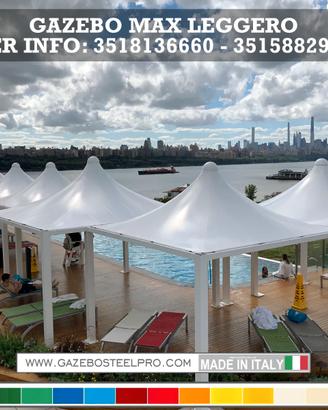 GAZEBO 5x5 PAGODA MAX - SPEDIZIONE GRATUITA