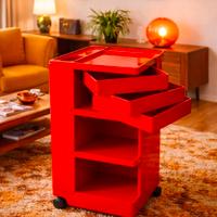 mobiletto ufficio Joe Colombo Bobi Bieffeplast