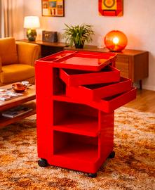 mobiletto ufficio Joe Colombo Bobi Bieffeplast