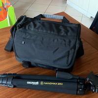 COMBO Borsa fotografica + cavalletto CULLMANN