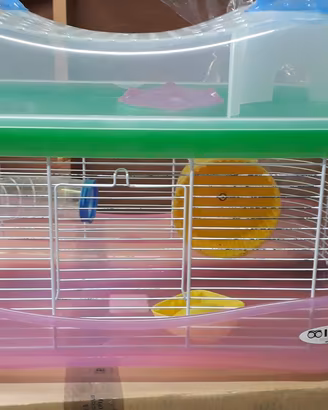 Casetta in plastica per criceti 