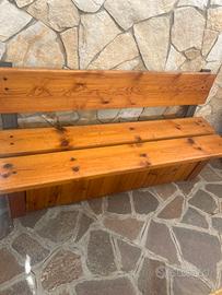Panche di castagno da esterno