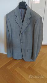 Vestito uomo  grigio in frescolana tg. 45