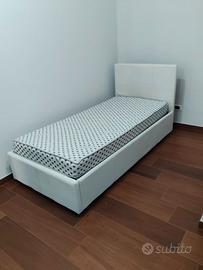Letto singolo con contenitore