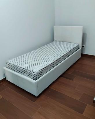 Letto singolo con contenitore