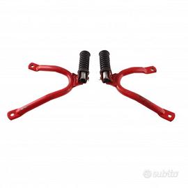 Coppia pedane poggiapiedi posteriori per Yamaha DT