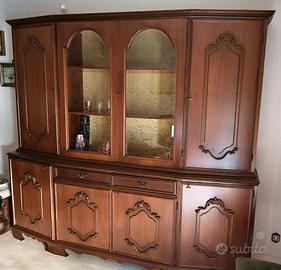 Credenza con alzata stile Luigi Filippo 