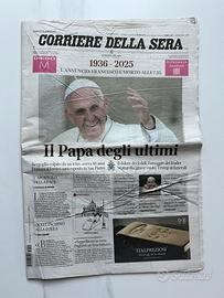 “MORTE PAPA FRANCESCO” - CORRIERE DELLA SERA