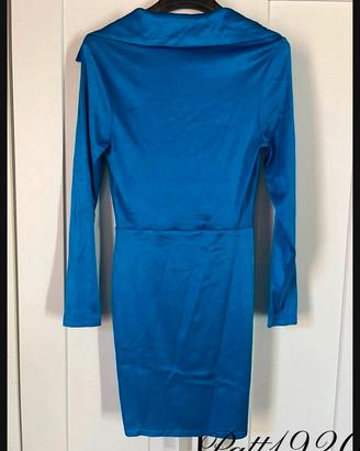 Abito turchese asos taglia Xs/s
