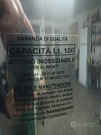 cisterna  100 litri