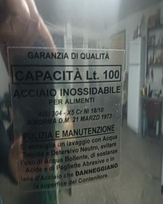 cisterna  100 litri