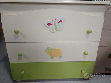 Lettino e Comò Mibb 