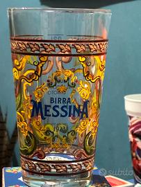 Bicchiere birra Messina