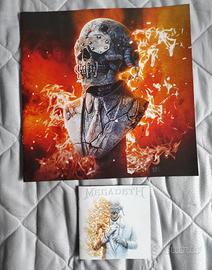 LIBRETTO STAMPE VINILE E CD NUOVO ALBUM MEGADETH