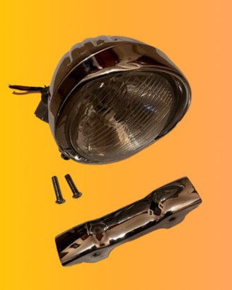 Faro Anteriore Cromato Harley Davidson Custom Bobb