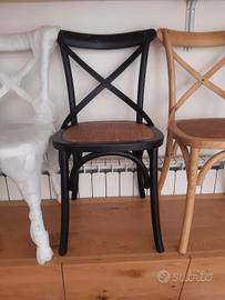 Sedie in tre colori massello nuove