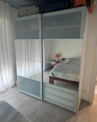 Armadio ikea 200cm doppia anta scorrevole