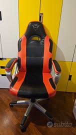 Sedia con ruote gaming GXT