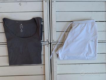 Canotta Pantaloni Donna Tg. M Domyos Palestra Yoga