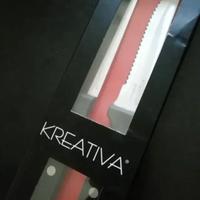 Set 2 Coltelli Bistecca Kreativa Acciaio Inox