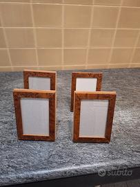 4 cornici di mogano