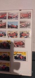 Quadro con 19 francobolli Ferrari automobile