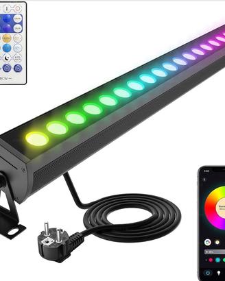 Faretto Led rgb esterno app Bluetooth musica