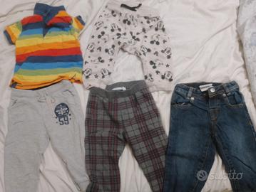 set 11 capi bambino autunno 9-12 mesi