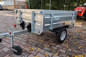 Carrello Auto Rimorchio Appendice Lamiera Zincato