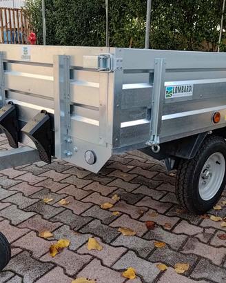 Carrello Auto Rimorchio Appendice Lamiera Zincato