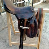 Sella Per cavallo Monta inglese In vero cuoio