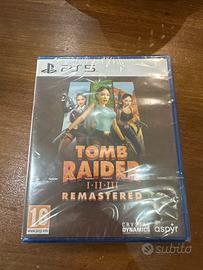 Tomb Raider 1-3 rimastered ps5 sigillato