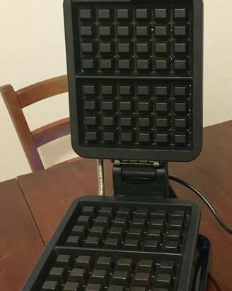 Tefal WM756D piastra waffle 1200W Nero, Acciaio